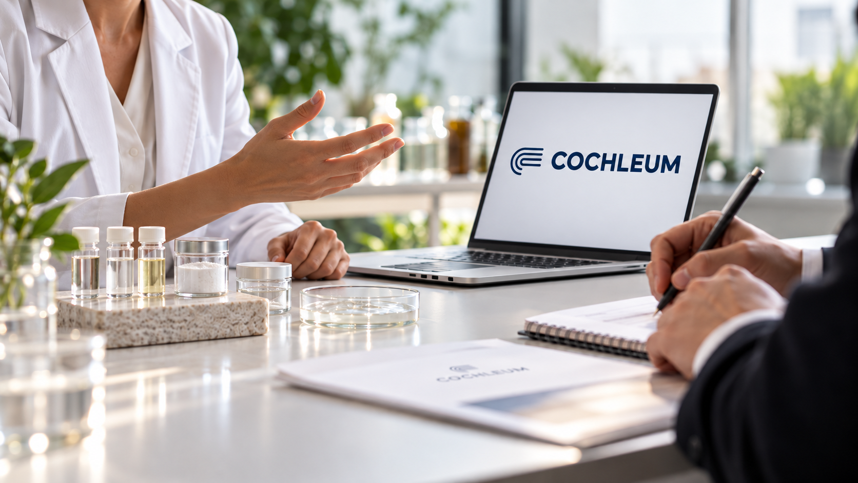 meeting COCHLEUM, lab, SSF
